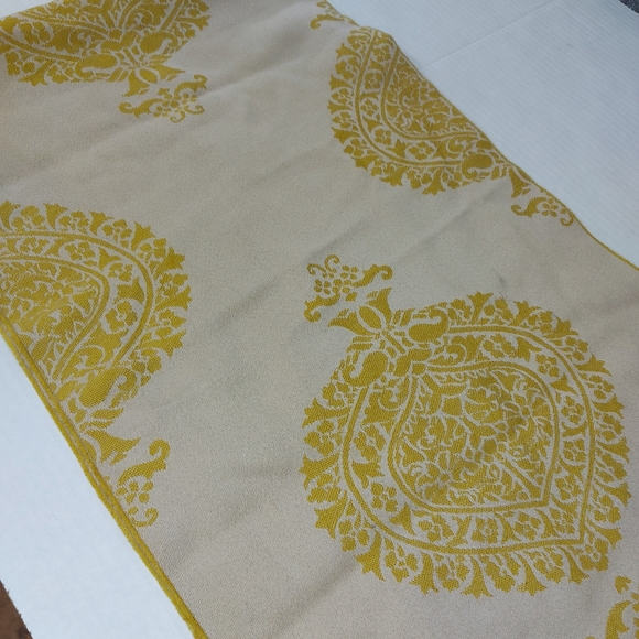 ANICHINI 100% Wool Paisley Print Reversable Scarf - Picture 14 of 16